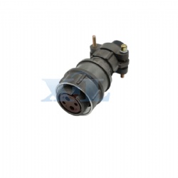2RM-22 Series 4 Pin Female Cable Plug Unshielded Tail