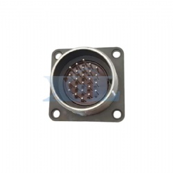 2RM-27 Series 24 Pin Male Panel Flange Receptacle