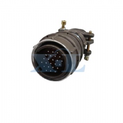 2RM-27 Series 24 Pin Male Cable Plug Unshielded Tail
