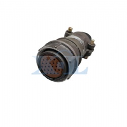 2RM-27 Series 24 Pin Female Cable Plug Unshielded Tail