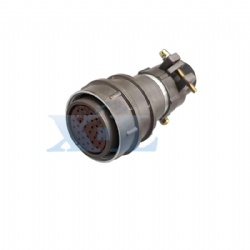 2RM-30 Series 32 Pin Female Cable Plug Unshielded Tail