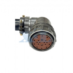 2RM-36 Series 20 Pin Female Cable Plug Angled Unshielded Tail