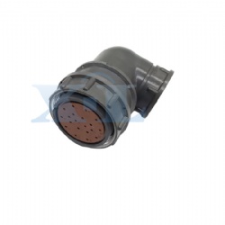 2RM-33 Series 20 Pin Angled Female Cable Plug Shielded Tail