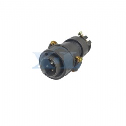XLP20 3 Pin Male Cable Plug Unshielded