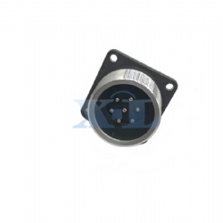 XLP28 7 Pin Male Flange Panel Receptacle