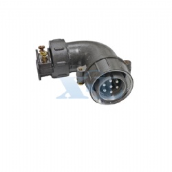 XLP28 7 Pin Male Cable Plug Angled Unhielded