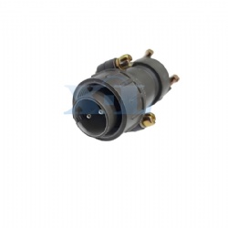 XLP20 2 Pin Male Cable Plug Unshielded